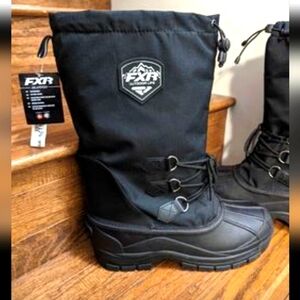 FXR Adult Black Clutch Boot Snowmobile New with tags. men's 10.